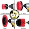 Drill Brush Power Scrubber By Useful Products 5 in W 5 in L Brush, Red R-S-E42O-QC-DB - alternate 3